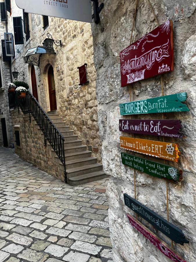 Athos Guesthouse Котор Экстерьер фото